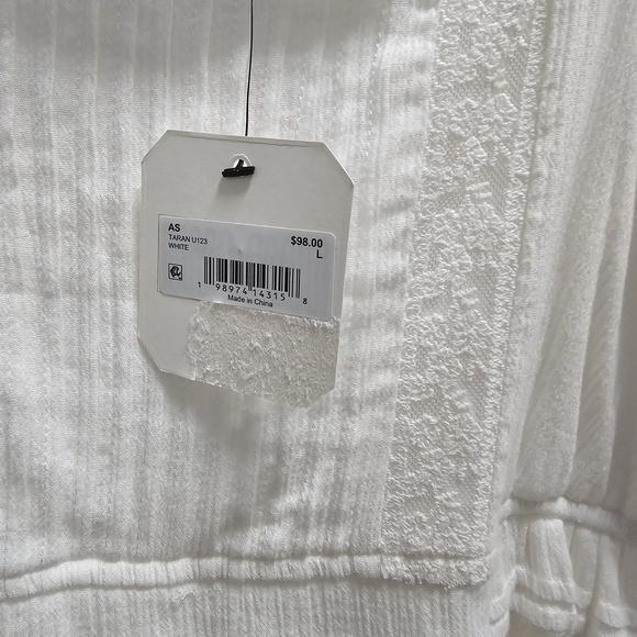 NWT Altar'd State Taran Ivory Textured Dress - Picture 4 of 5